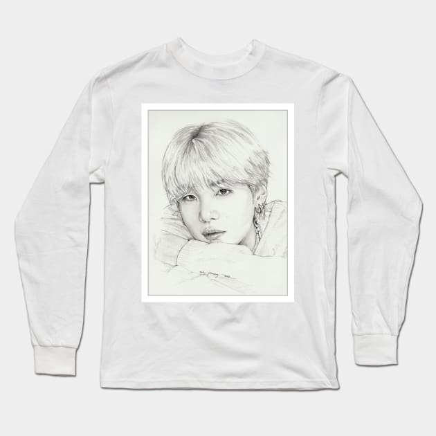 Yoongi Long Sleeve T-Shirt by emopod